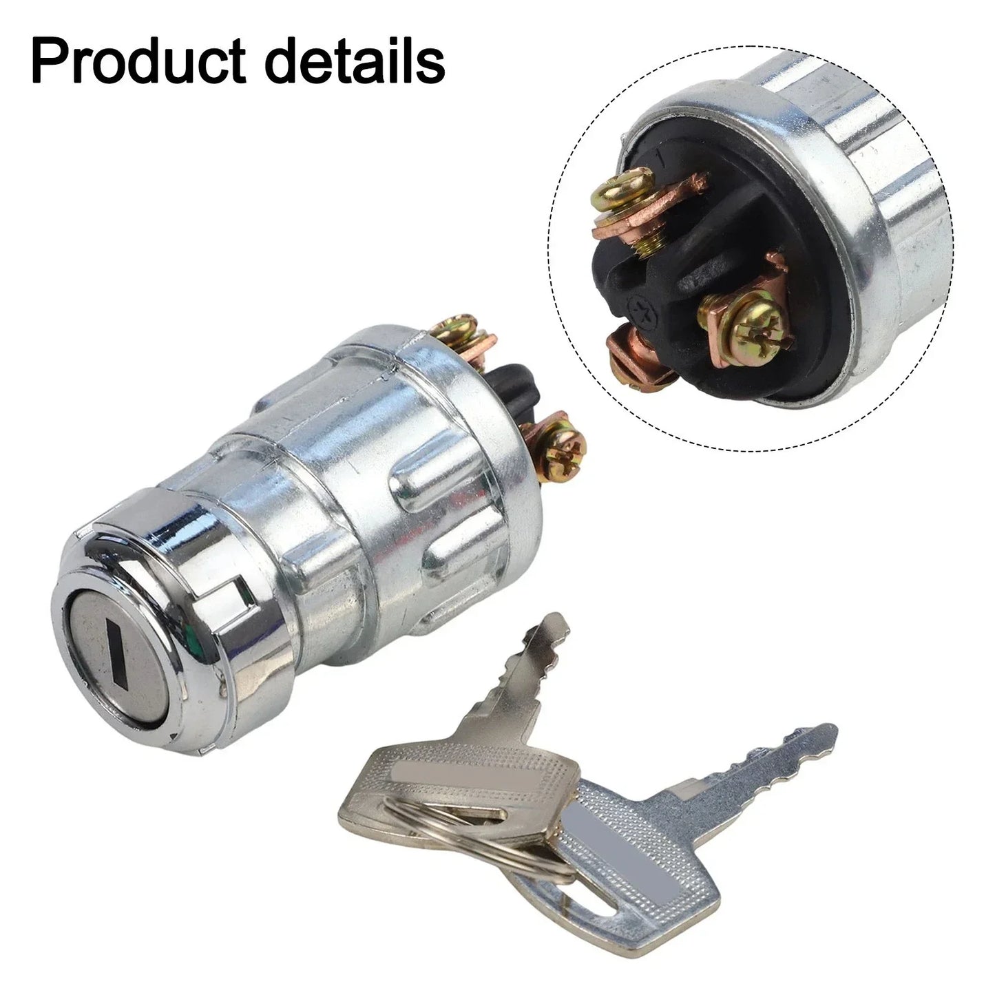 Ignition Switch 2 x Keys Ignition Starter for Most Cars
