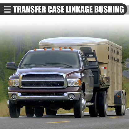 Transfer Case Linkage Bushing for Dodge Ram Rubber 2 x 52105555AA Black