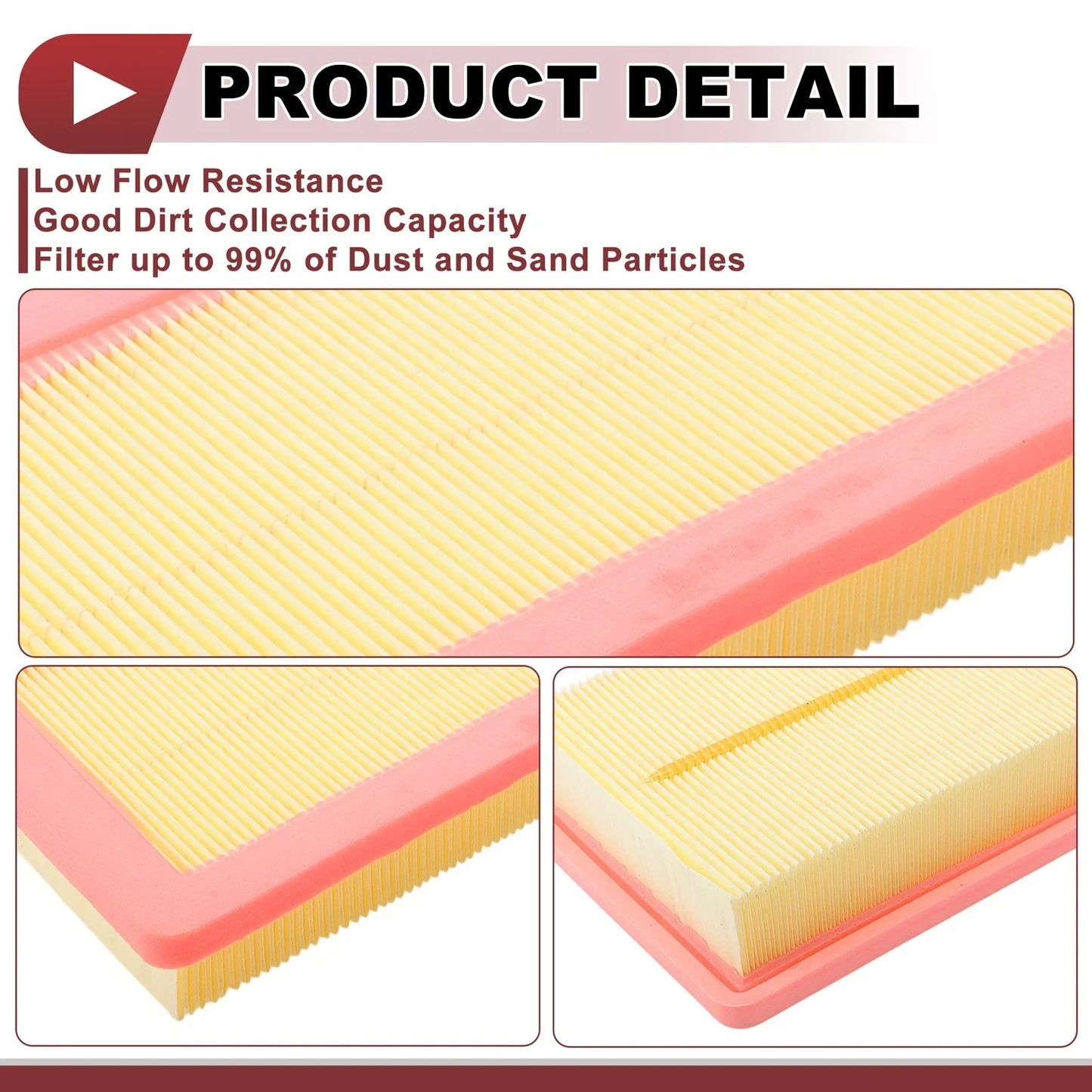 Car Engine Air Filter for Chevrolet C5 3 (2009-2019) - 1 x Quality Filter