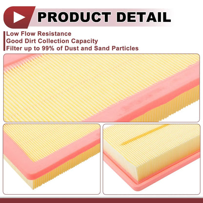 Car Engine Air Filter for Chevrolet C5 3 (2009-2019) - 1 x Quality Filter