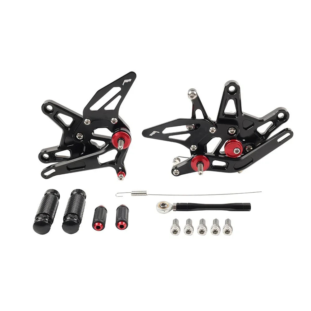 Adjustable Rearset Foot Pegs for Kawasaki ZX-6R (2022-2024)