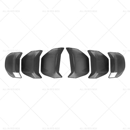 6 x Car Tail Light Lamp Cover Trim for Ford Mustang GT (2018-2022)