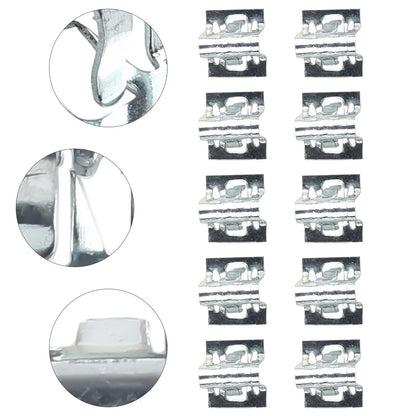 10Pcs Metal Retainer Clip for Universal Car Dashboards DVD/CD Panel Plate