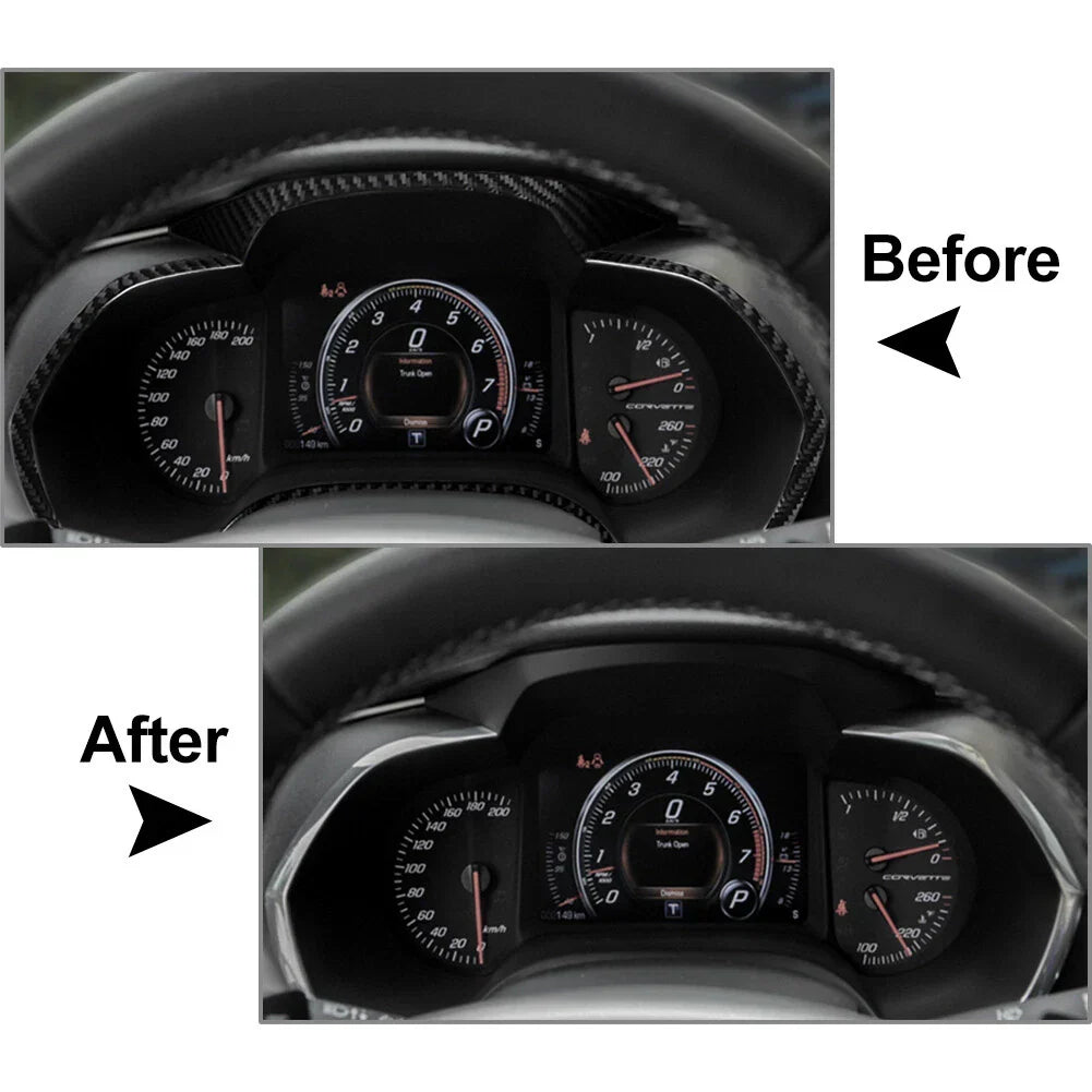 Carbon Fiber Dashboard Trim for Chevrolet Corvette C7 (2014-2019)