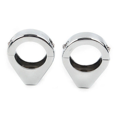 Chrome Fork Clamp Turn Signal Clamps for Harley Softail (39mm)