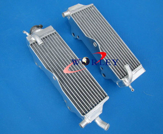 Aluminum Radiator & Red Silicone Hose for Honda CR500 CR500R (1989)
