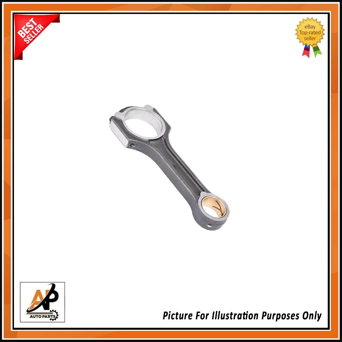 Connecting Rod Set of 4 Replacement for Hyundai Santa Fe Sorento (2005–2014)