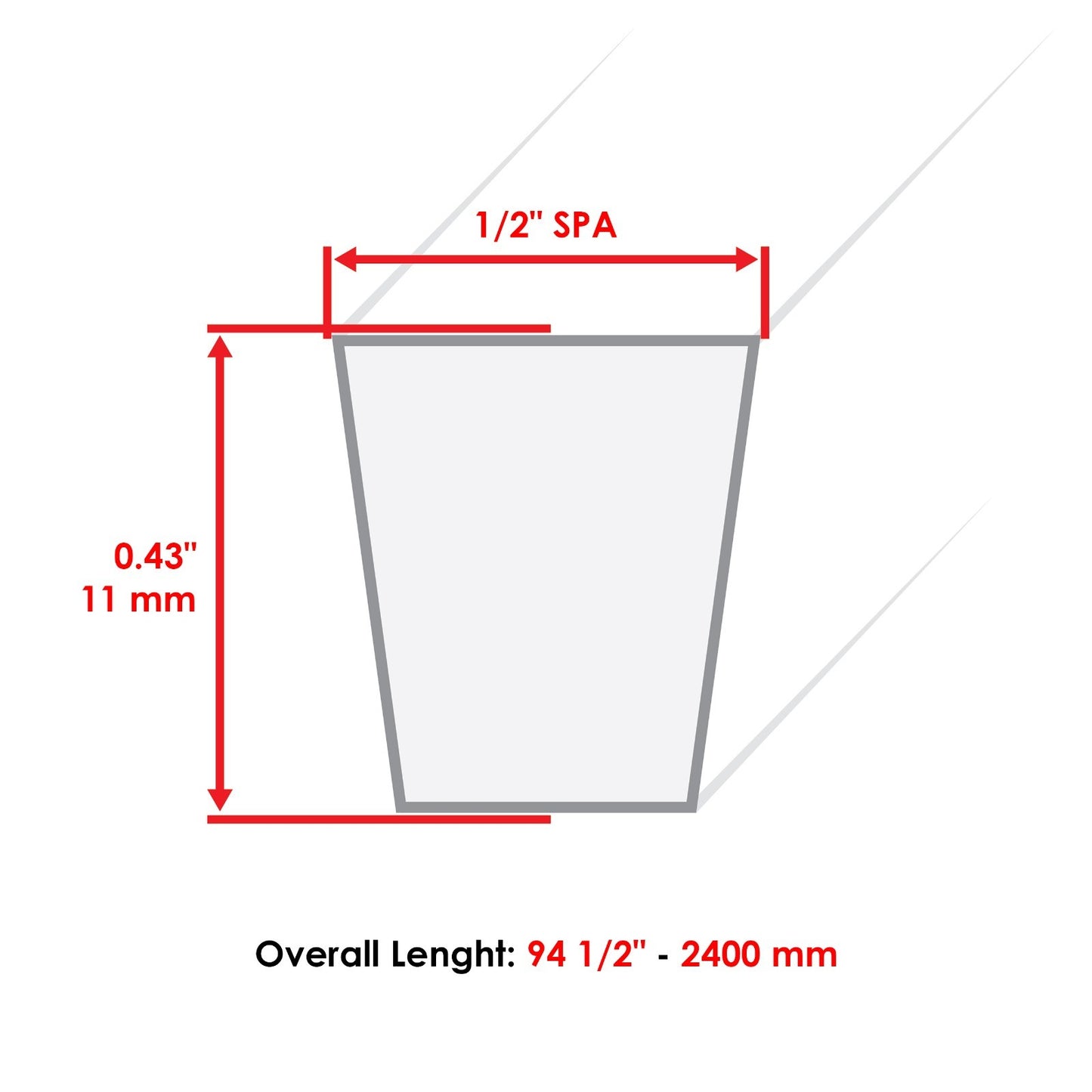 Deck Belt Replacement for Simplicity 38 40 42 Inch Deck (2010–2015)