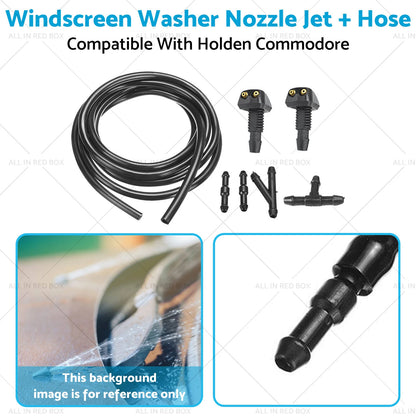Windscreen Washer Nozzle Jet Hose Kit for Holden Commodore (VB- VK)