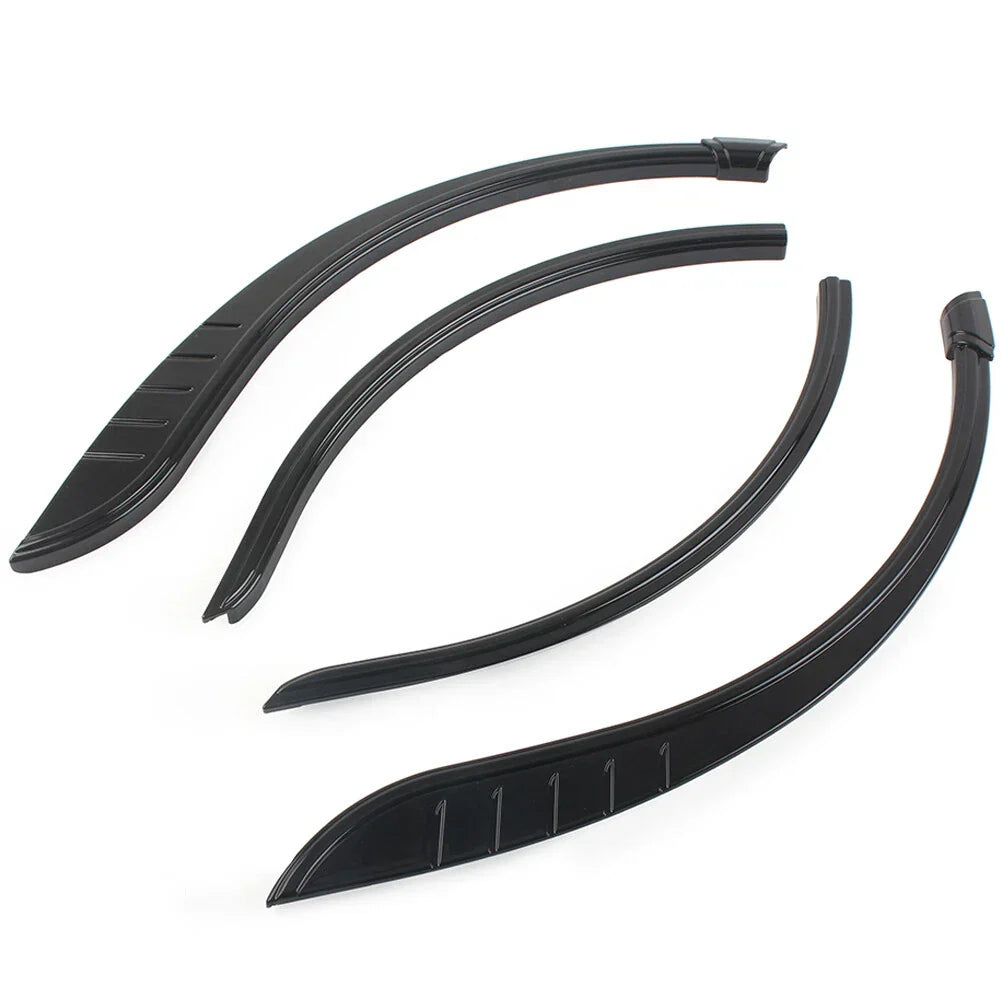 Black Rear Fender Flares Trim for Harley Tri-Glide Ultra (2014-2023)