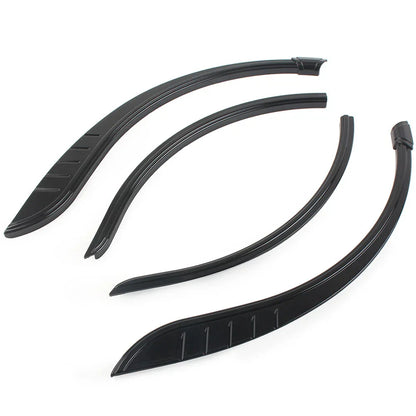 Black Rear Fender Flares Trim for Harley Tri-Glide Ultra (2014-2023)