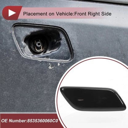 Front Right Washer Nozzle Cover for Lexus LX570 (2013-2015) Black 1 x Cap