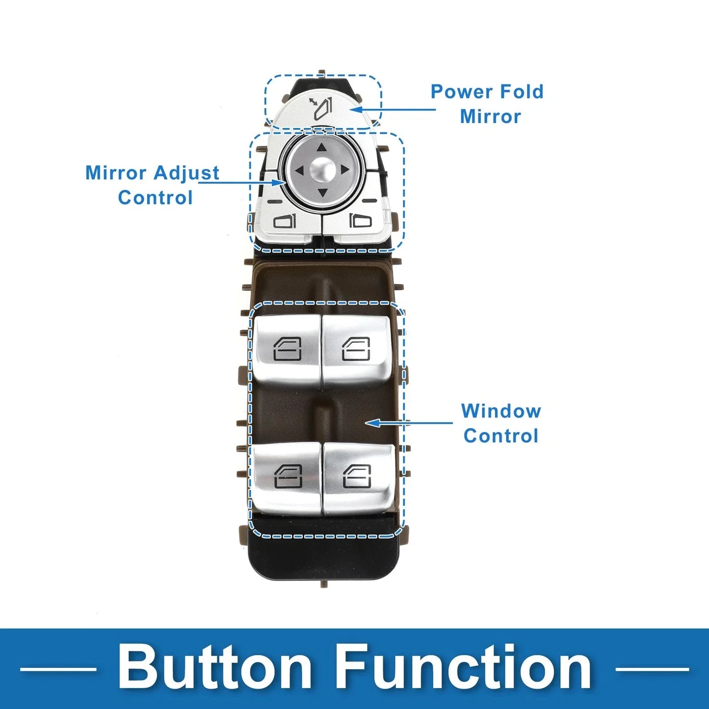 Power Window Switch for Mercedes-Benz E-Class (2003-2009)
