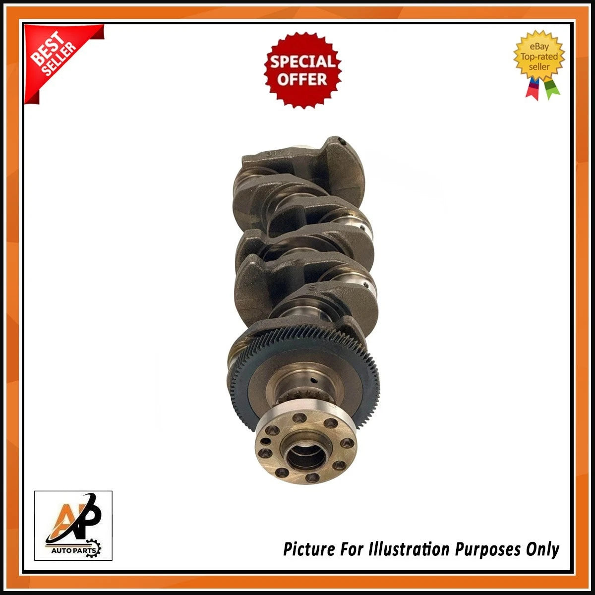 Crankshaft with Gear Replacement for BMW 2.0D N47 (2007–2015)