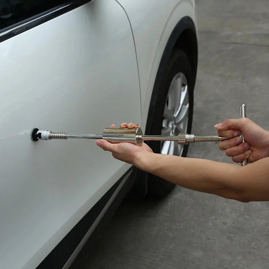 Auto Dent Repair Kit Slide Hammer T-bar Puller & 24 Puller Tabs for Car