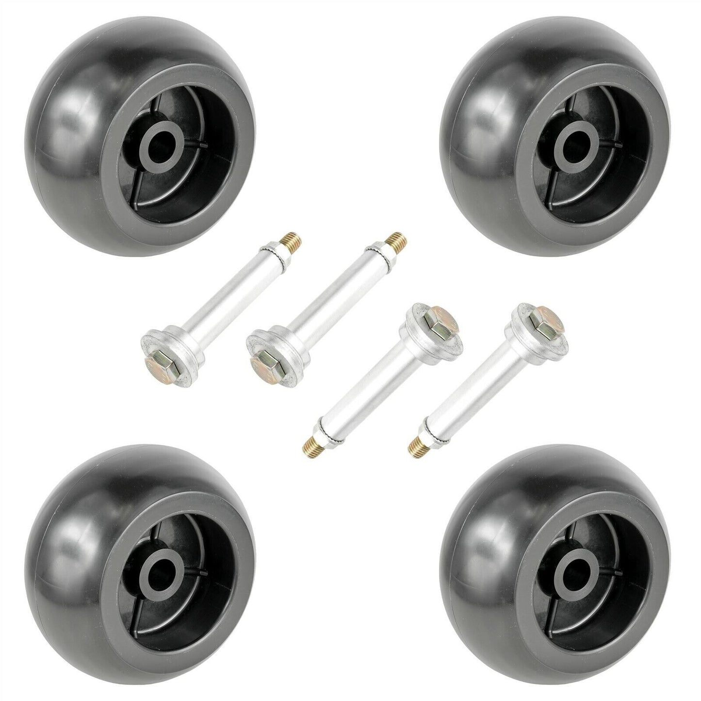 4 Pcs Deck Wheels Replacement for Simplicity 38in and 40in Deck (2005–2009)