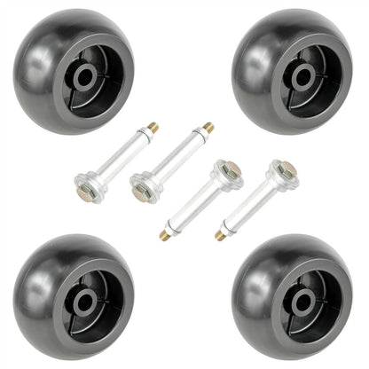 4 Pcs Deck Wheels Replacement for Simplicity 38in and 40in Deck (2005–2009)