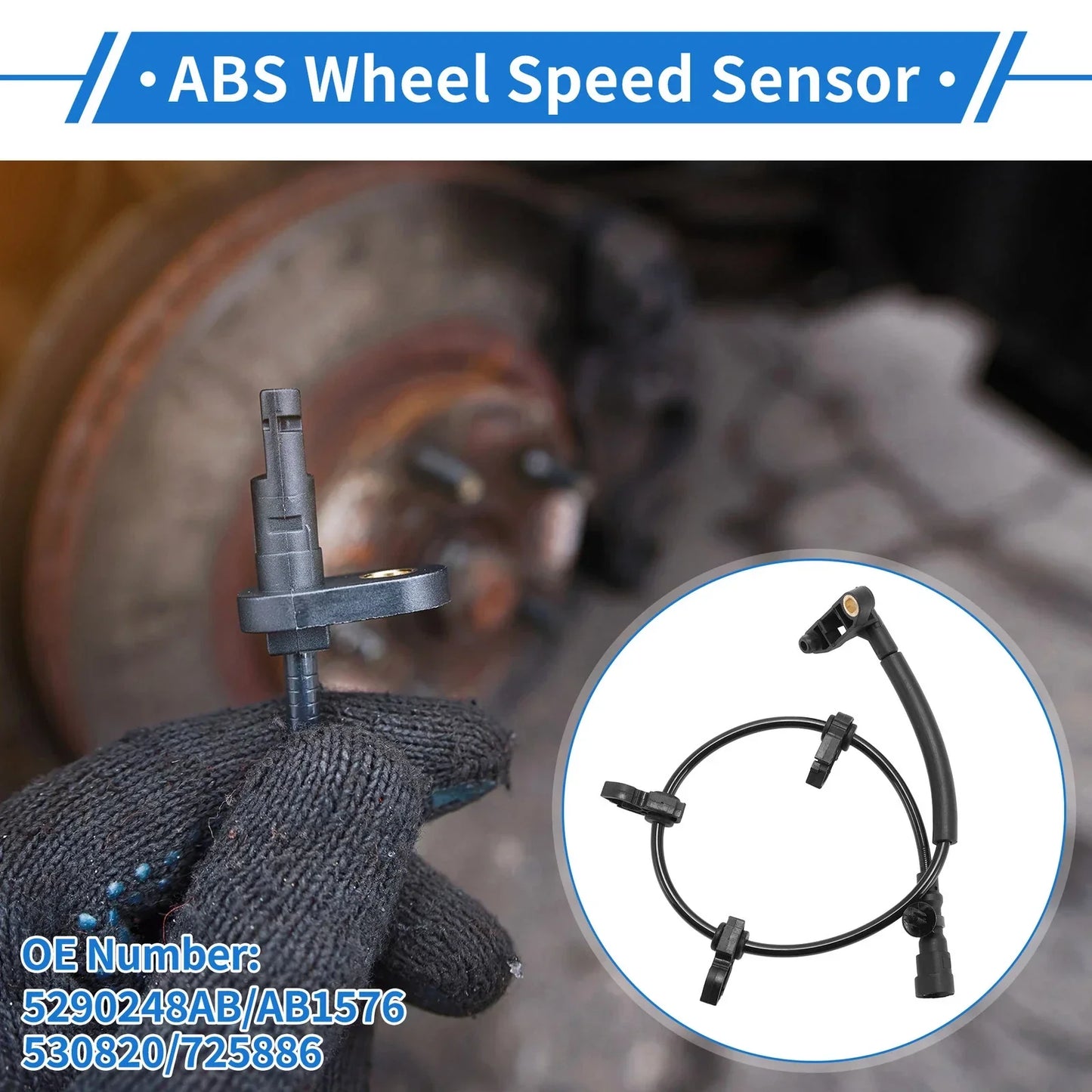 ABS Wheel Speed Sensor for Dodge Viper (2003-2006)