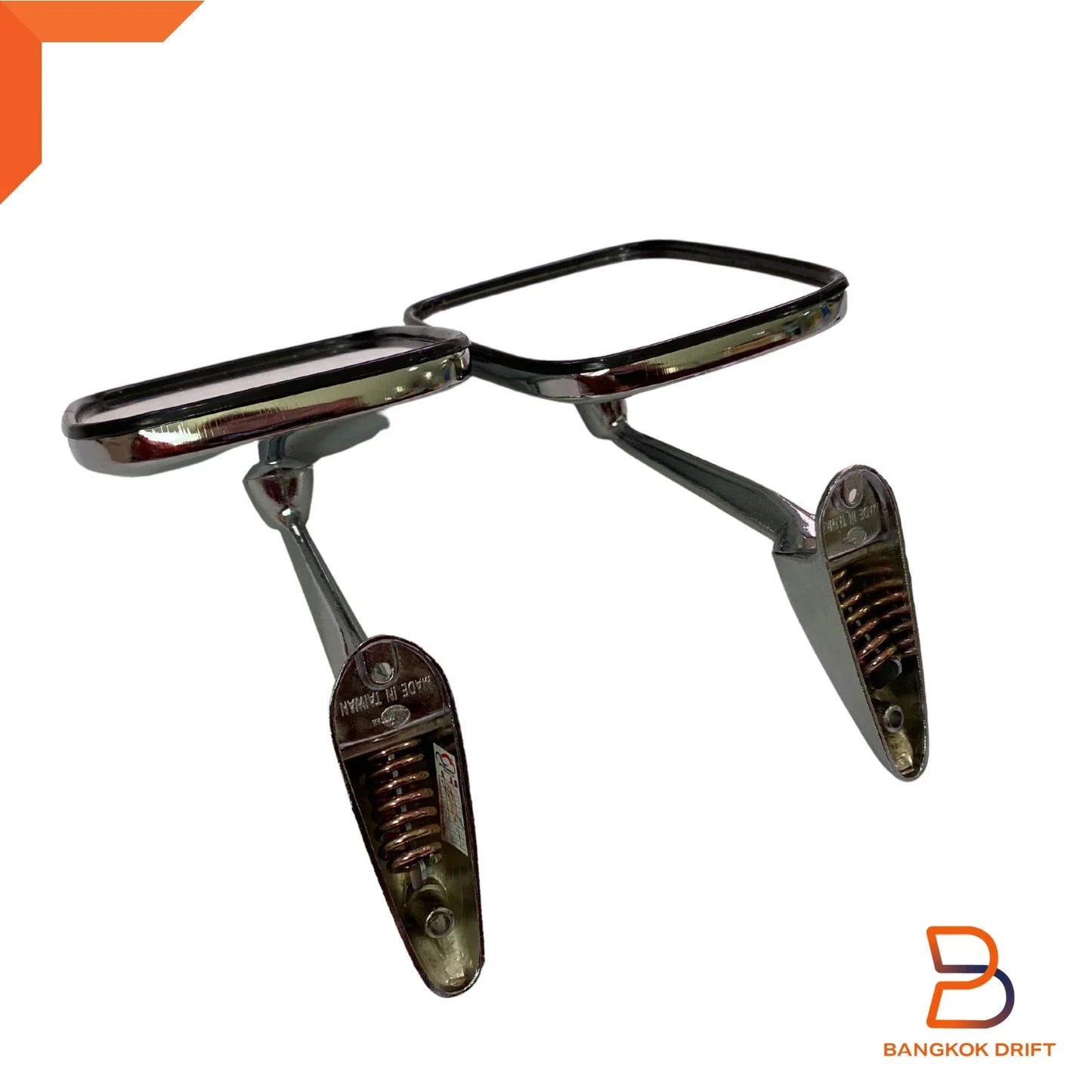 Chrome Fender Door Wing Mirrors for Ford F-100 F-Series Ranger (62-72)