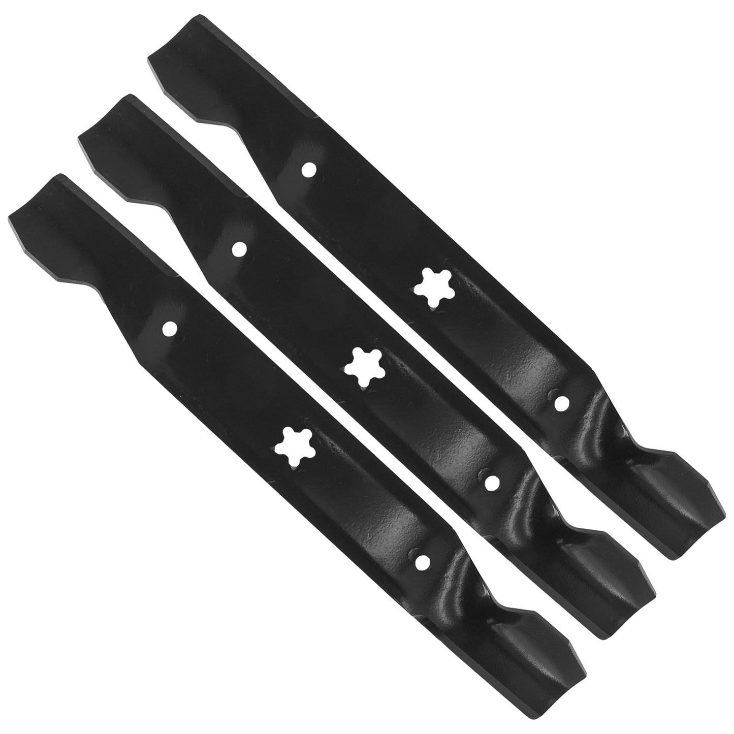 50 Inch Deck Notched High Lift Blade 5 Point Star for Husqvarna Poulan (17") (2005–2015)