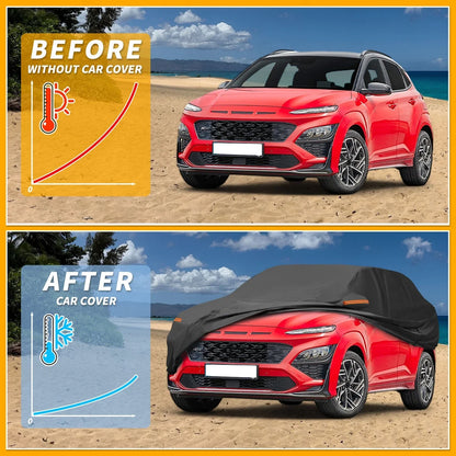 Waterproof All Weather Car Cover for Hyundai Kona (2018-2023)