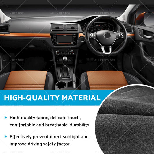 Dash Mat Cover for Volkswagen VW Polo 6R 2010-2017 Black