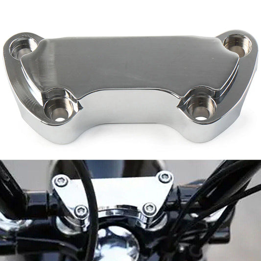 1" Handlebar Riser Top Clamp Cover for Harley Dyna Softail Sportster 883 (2004-2023)