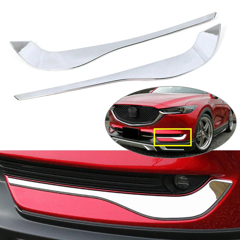 Front Fog Light Eyelid Trim for Mazda CX-5 (2017-2020)