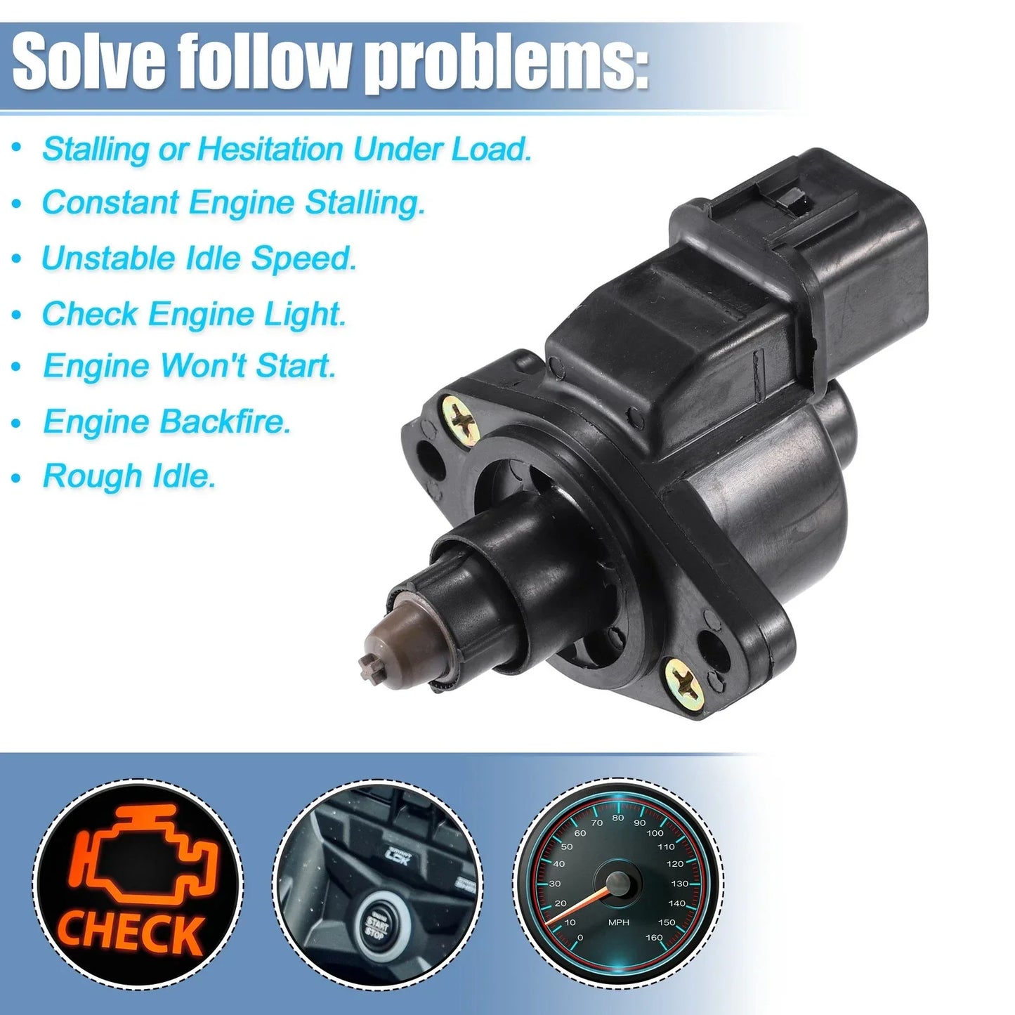 Idle Air Control Valve for Dodge Spirit (1990-1995)