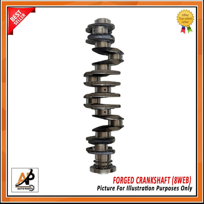 Forged Crankshaft 8 Web Replacement for BMW N57D30 3.0 Diesel (2013–2018)