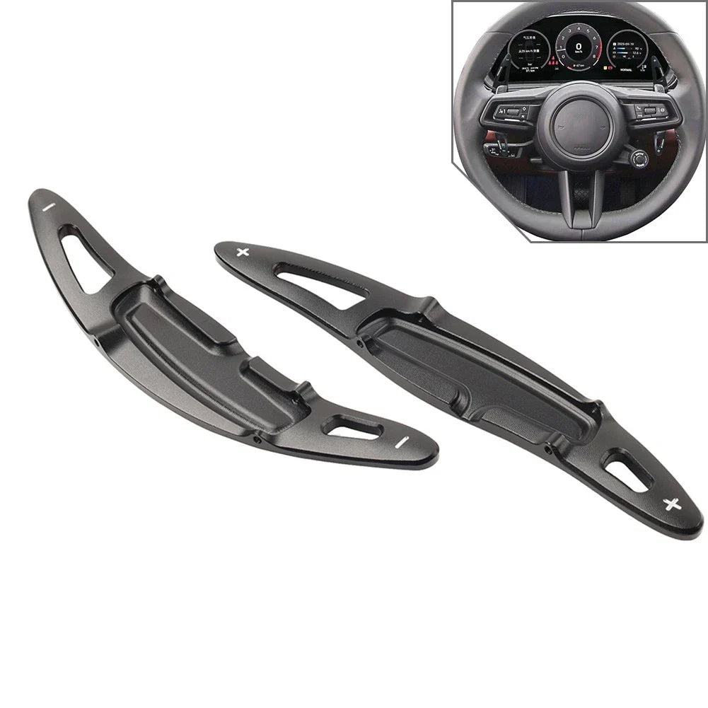 Steering Wheel Shift Paddle Shifter Extensions for Porsche Macan, Panamera, 911