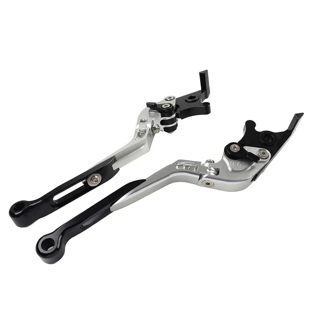Silver CNC Folding Extendable Brake Clutch Levers for BMW S1000XR (2015-2021)