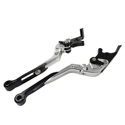 Silver CNC Folding Extendable Brake Clutch Levers for BMW S1000XR (2015-2021)