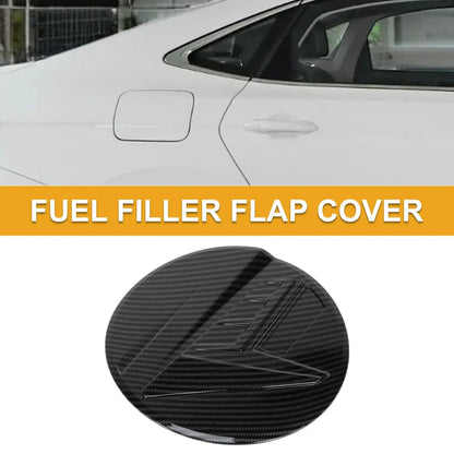 Fuel Tank Door Cap for Hyundai Elantra 2021-2025 Carbon Fiber Black