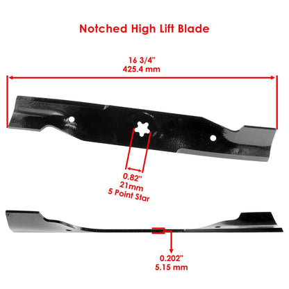 48 Deck Blade Replacement for Poulan PB20VA48 PB23H48LGT (2008–2024)
