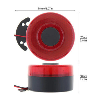 12V-24V Waterproof Back-up Alarm Buzzer Siren 105dB