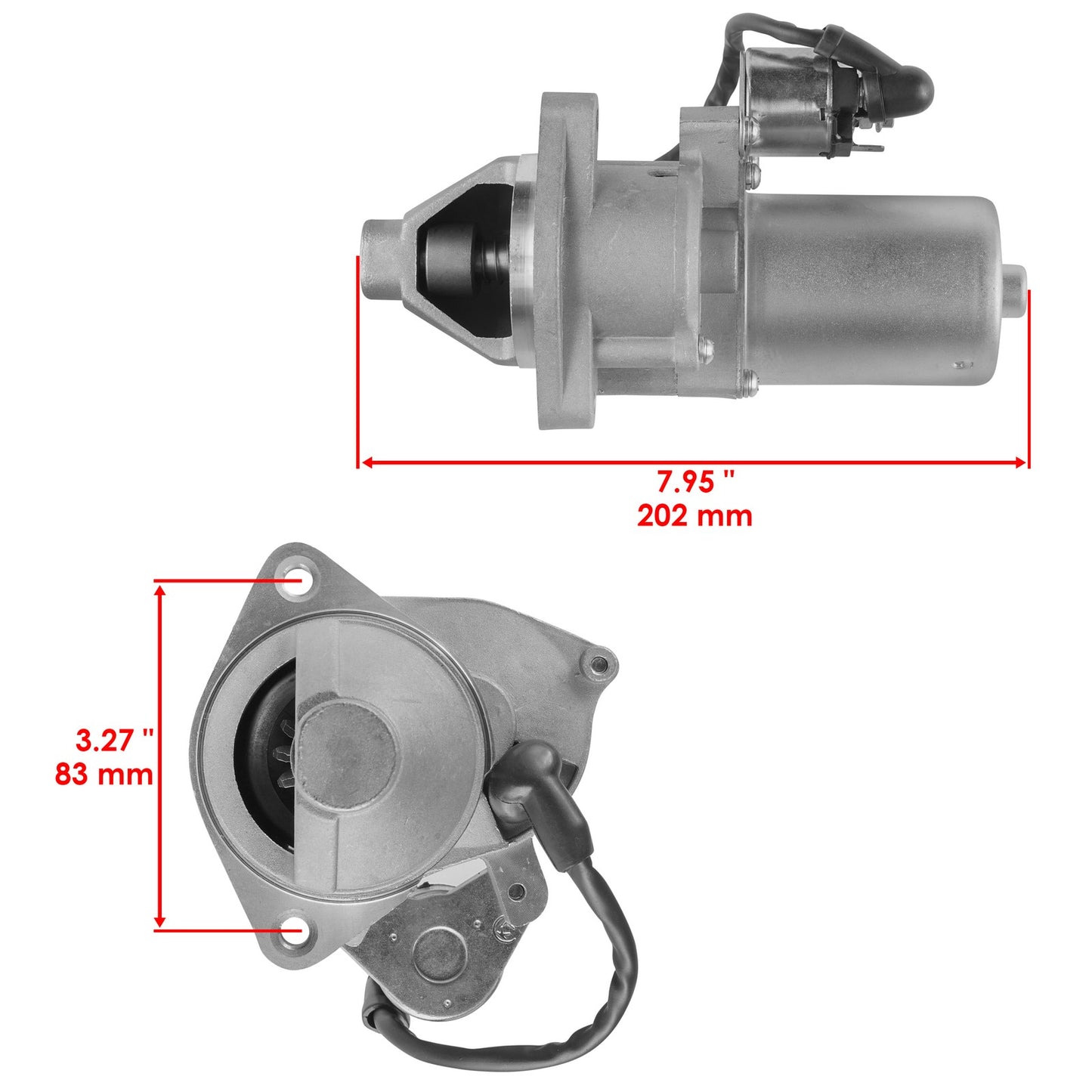 Caltric Starter Motor Replacement for Honda GX340 GX390 Engine (11–13 HP)