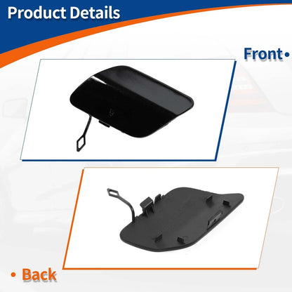 Rear Tow Hook Cover for Mercedes-Benz A-Class (2019-2023) Black Metallic