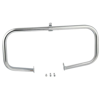 Chrome Highway Engine Guard Bar w/ Footpeg Pegs for Harley Road King (2009-24)