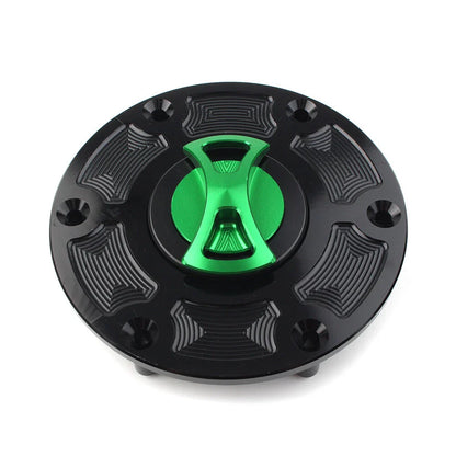 CNC Fuel Tank Cap Green for BMW R1200RT R1200GS R1200R (2013-2019)
