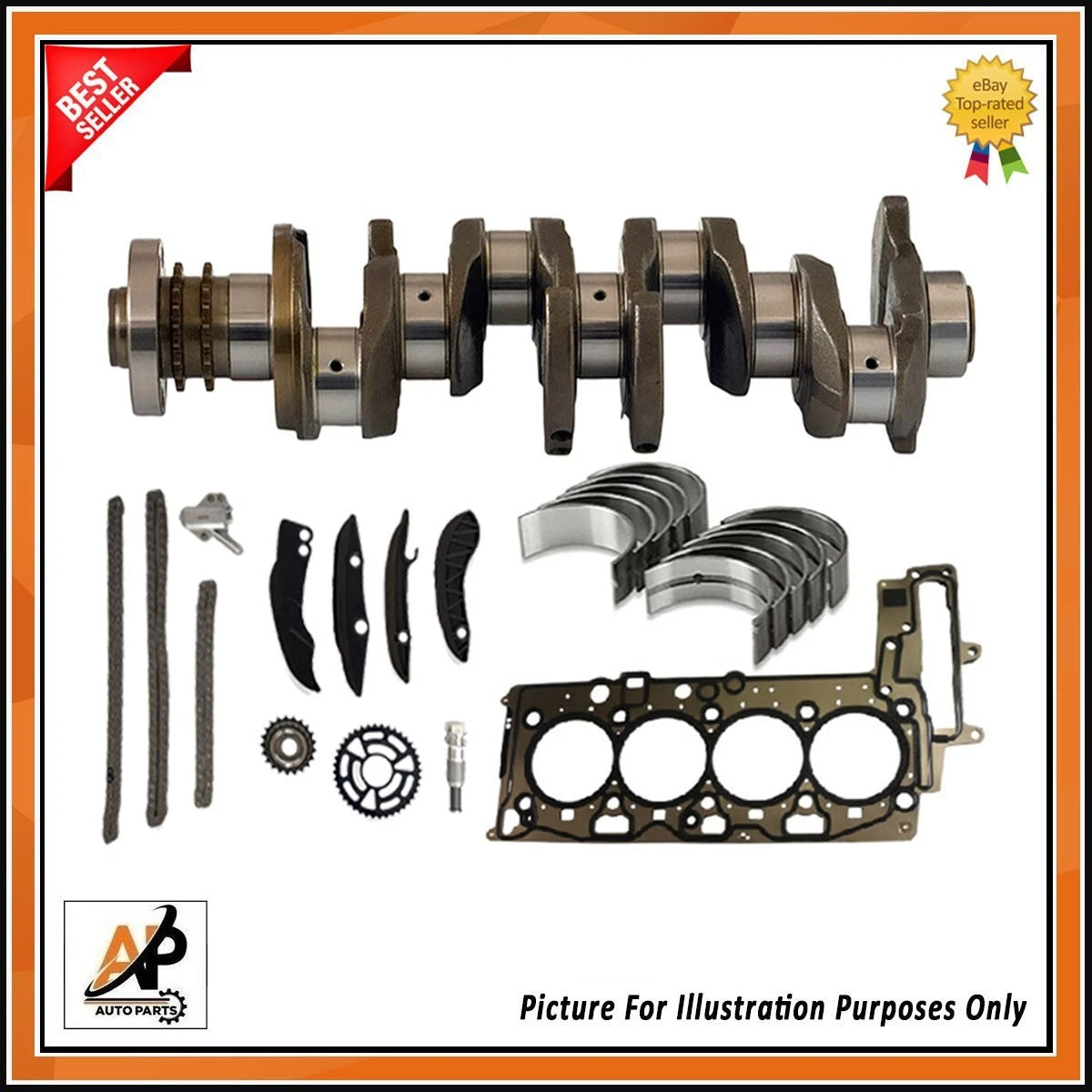 Crankshaft Rebuild Kit for BMW N47D20 Mini 2.0 Diesel (2010–2021)