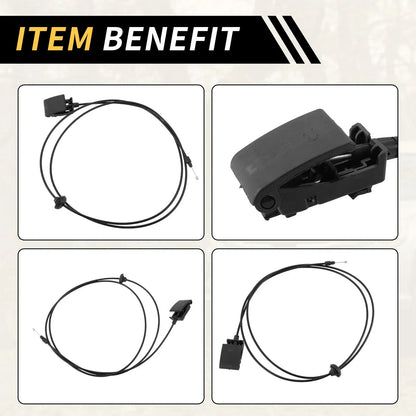 Hood Latch Release Cable for Dodge Ram 1500 2500 3500 (2009-2018)
