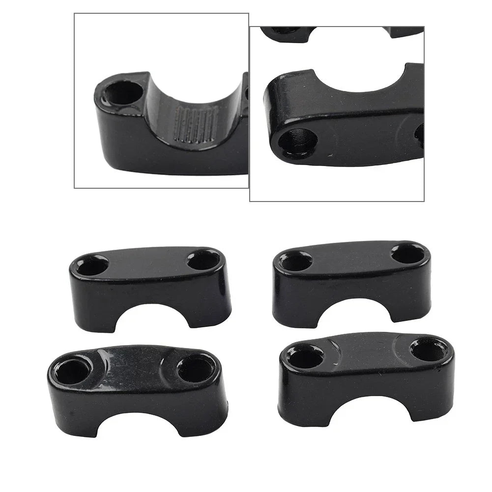 Black 22mm 7/8" Handlebar Mount Clamp Riser for Dirt Pit Bike ATV