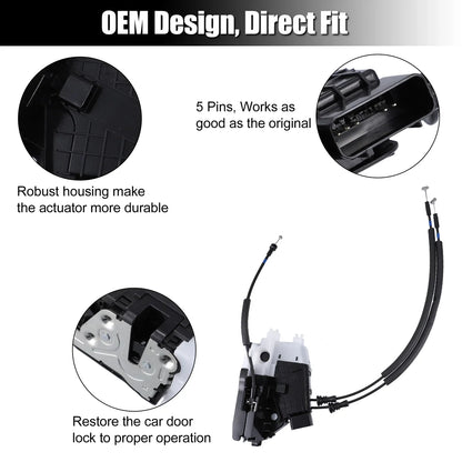 Rear Right Door Latch Lock Actuator for Hyundai Tucson (2016-2019)