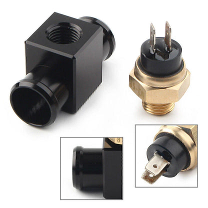 22mm Black Temperature Switch Radiator Fan for Yamaha Kawasaki Honda