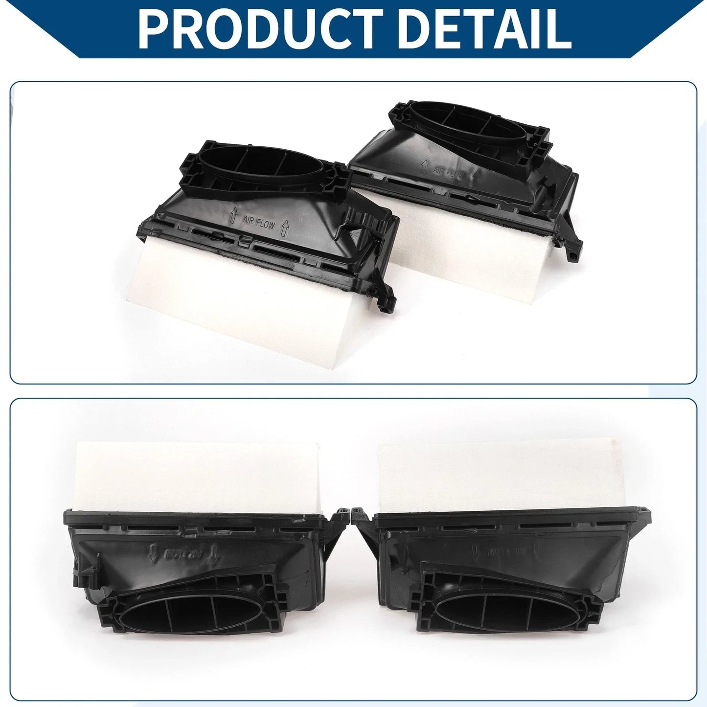 Engine Air Filter for Mercedes-Benz ML350 3.0L (2010-2014) - 1 Pair
