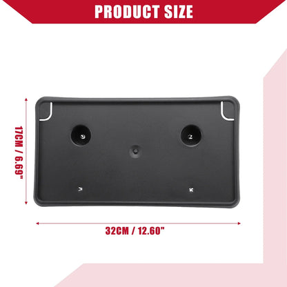 Durable Black License Plate Frame Bracket for Dodge Ram (2013-2022)