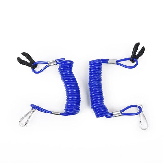 2 x Key Outboard Lanyard Stop Kill Switch for Jet Ski Wave Runner