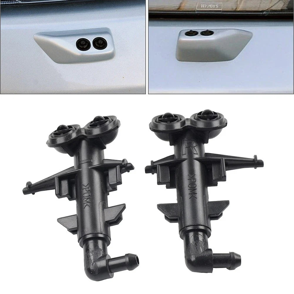 Headlight Washer Nozzle Pair Front Left Right for Land Rover Freelander (11-15)