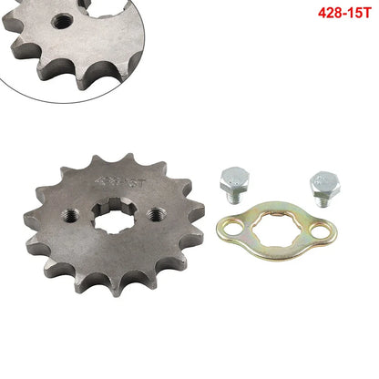 17mm 15T Front Sprocket for 110CC 125CC ATV Pit Dirt Quad Bike